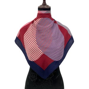 Vintage Pierre Cardin Seidenschal Abstrakt Klassischer Schal Krawatten Accessoires Pierre Cardin Schal Quadrat Schal Halstuch Wrap Seide Unisex
