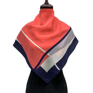 Vintage Pierre Cardin Seidenschal Halsbekleidung Abstrac Schal Pierre Cardin Schal Quadratischer Seidenschal Halstuch Foulard Wrap Seidenschal Vintage Wear
