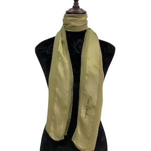 Vintage Pierre Cardin Silk Scarf Striped Scarves Neckwear Accessories Pierre Cardin Shawl Rectangle Scarf Foulard Wrap Neck Scarf Top