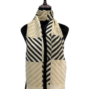 Vintage Givenchy Silk Scarf Abstract Scarves Neckwear Wrap Silk Foulard Top Givenchy Rectangle Scarf Classic Scarf Givenchy Shawl Neck Scarf