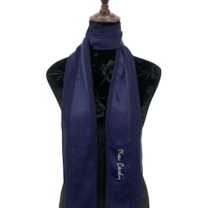 Vintage Pierre Cardin Seidenschal Klassische Krawatte Foulards Accessoires Pierre Cardin Rechteckiger Schal Unisex Wear Schal Weicher Seidenschal Top