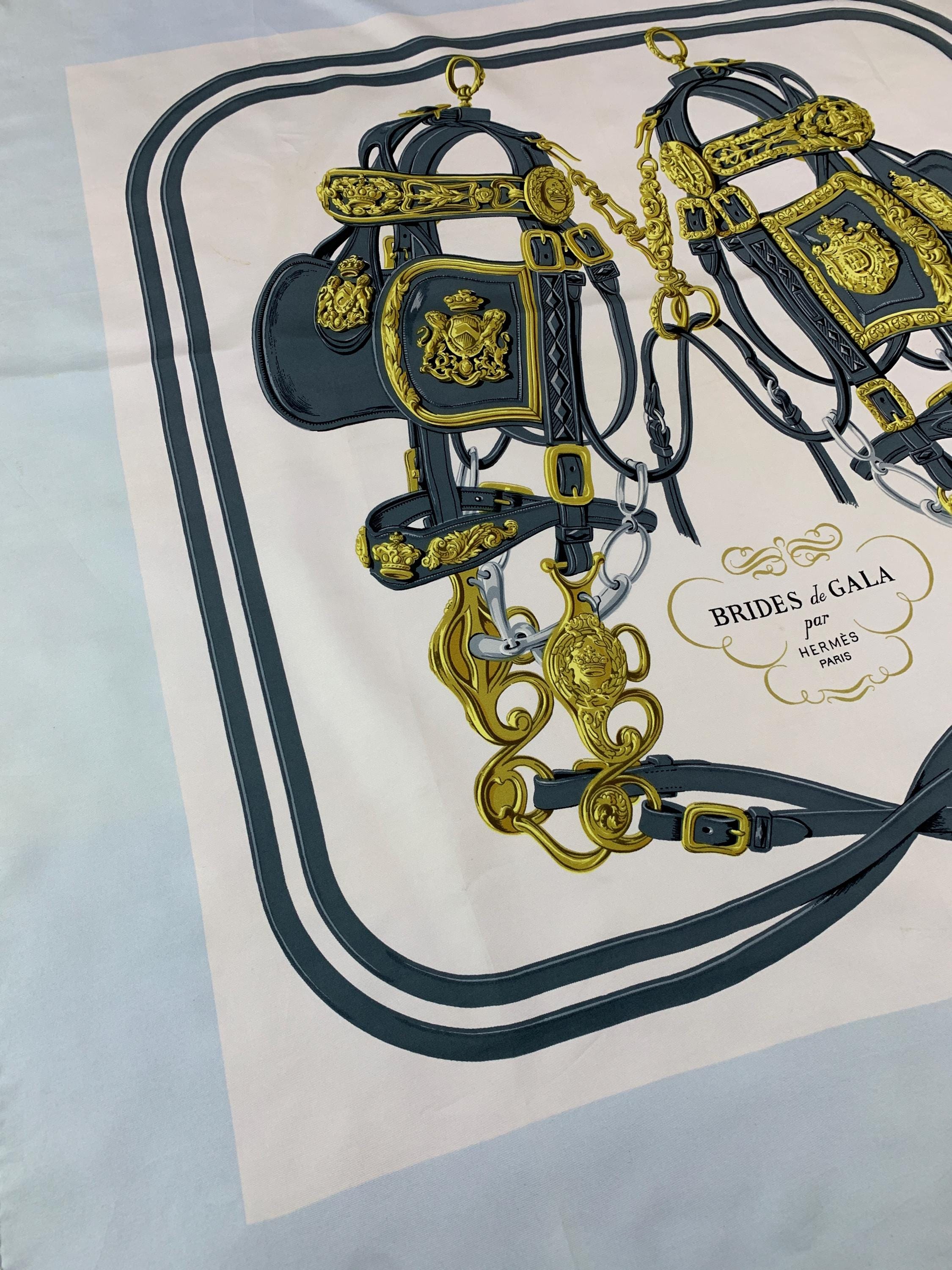 Vintage Hermes Brides De Gala 60s Hermes Silk Scarf Neckwear