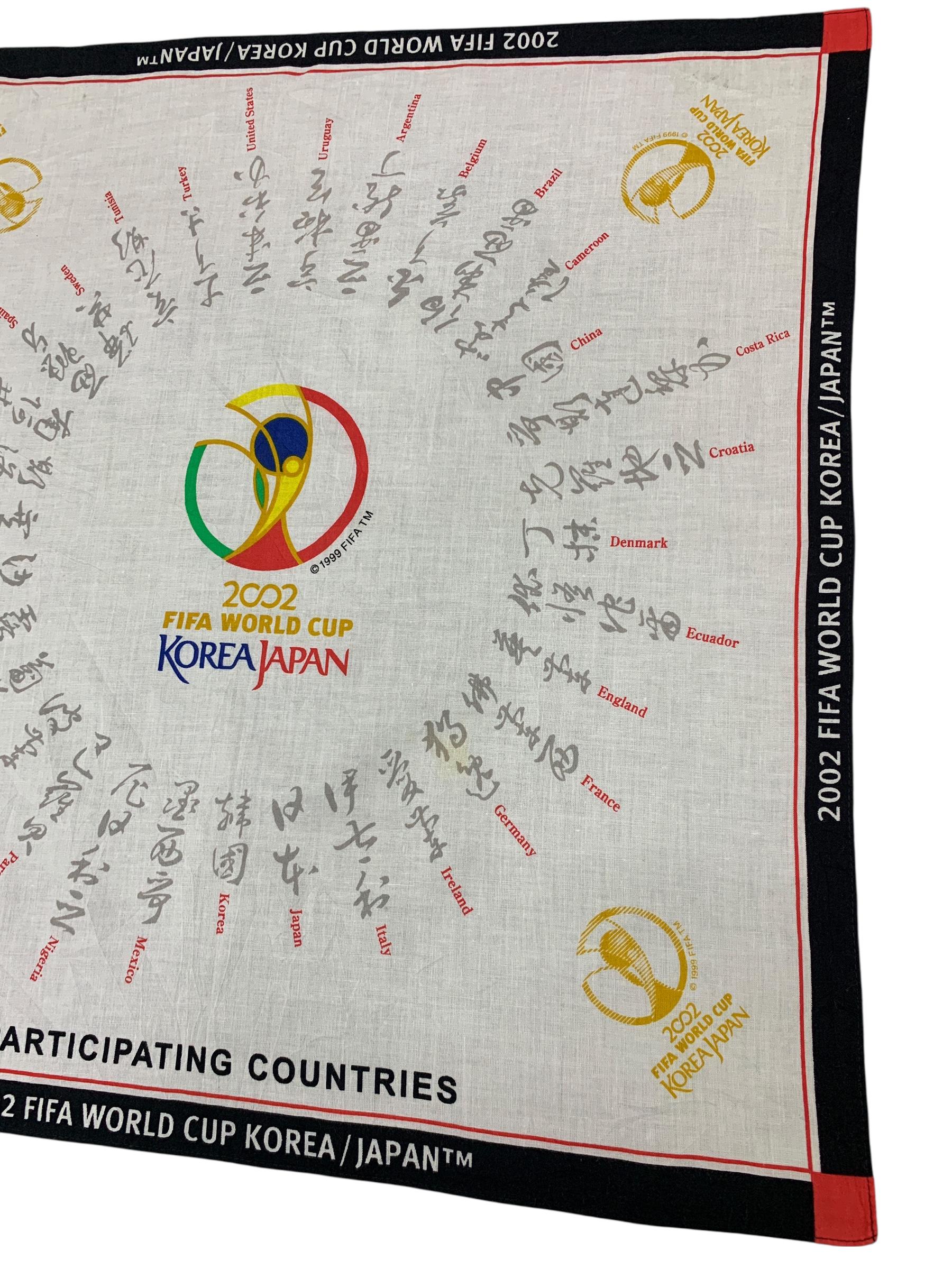 ヴィンテージ 2002 FIFAワールドカップ バンダナ - 韓国・日本 - Etsy 日本