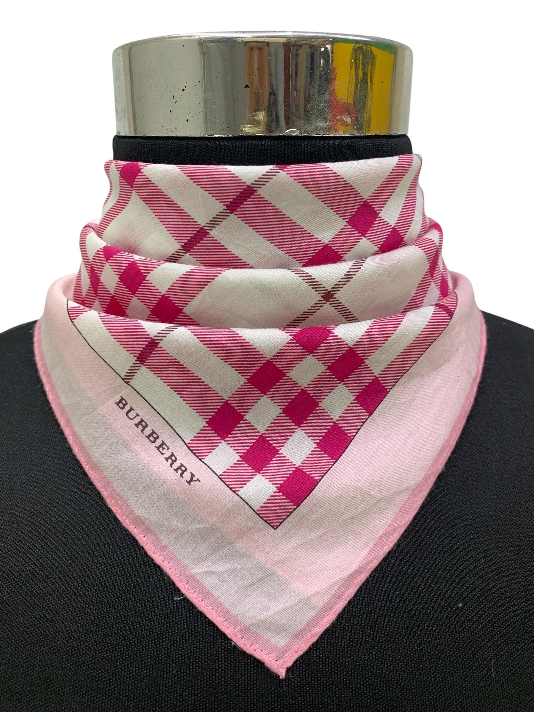 Burberry Pink Scarf - Etsy