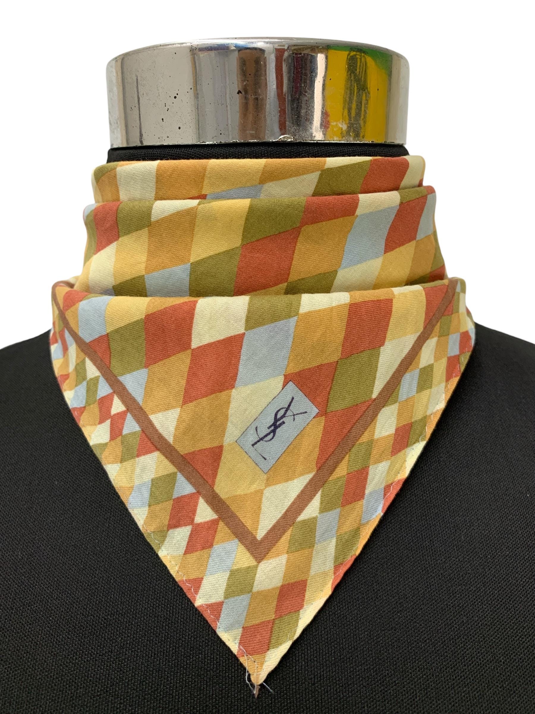 Yves saint laurent scarf - Etsy 日本