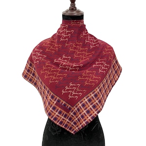 Vintage Givenchy zijden sjaal monogram sjaals Accessoires dassen Givenchy sjaal wrap zijden vierkante sjaal klassieke Givenchy Foulard unisex kleding