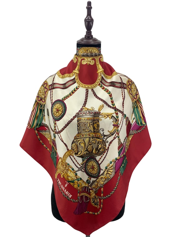 Trussardi vintage large wrap scarf Trussardi scarf vintage trussardi - Gem main image 2