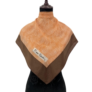 Vintage Pierre Cardin Seidenschal Klassische Schals Halsbekleidung Wickel Körper Schal Pierre Cardin Schal Quadratischer Schal Vintage Foulards Top Schal
