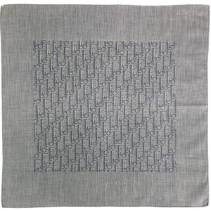 Vintage Christian Dior Monogram Handkerchief Classic Pocket Square Bandana Top Neckwear Wrap Neckcloth Christian Dior Neckerchief Scarf Neck