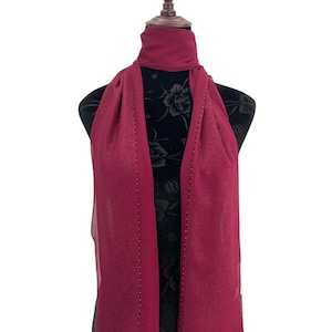 Vintage Lancetti Silk Scarf Solid Scarves Neckwear Wrap Lancetti Shawl Rectangle Scarf Classic Foulard Silk Wrap Neck Scarf Top Wear