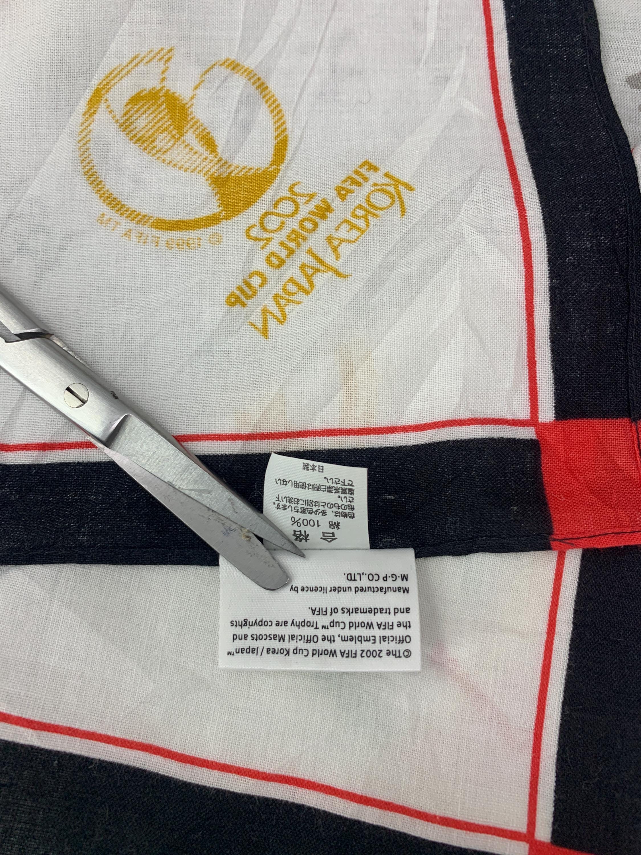 Vintage 2002 FIFA World Cup Bandana - Korea Japan - Etsy Singapore