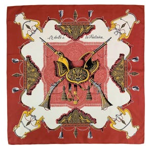 Baccara 天然シルクビンテージスカーフ オーギュスト・ルノワールモチーフ Pierre baccara scarf - Etsy 日本