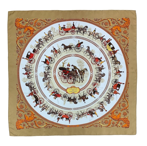 Vintage Hermes La Promenade De Longchamps by Philippe Ledoux
