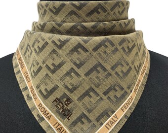 Foulard Carré Vintage Ines De La Fressange - 100% Soie - Multicolore - France