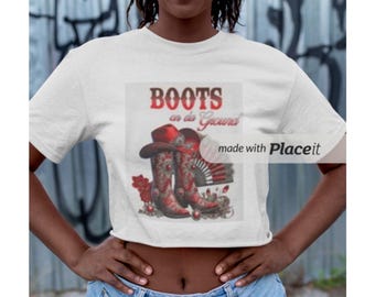 Western Style Boots on The Ground T-Shirt