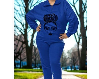 Fleece Jogger Sweatpants – Cuffed Lounge Pant with Pockets Regal Roots collection