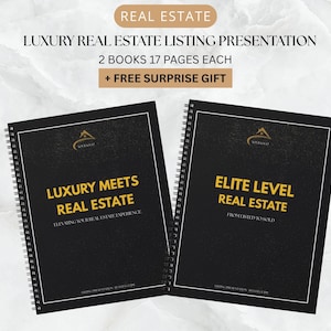 Real Estate Listing Presentation Template, Digital Buyer and Seller Guide, Buyer Presentation Bundle, Real Estate Marketing, Canva Template