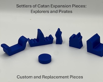 Replacement and Custom Catan Expansion Pieces - Explorers & Pirates Expansion