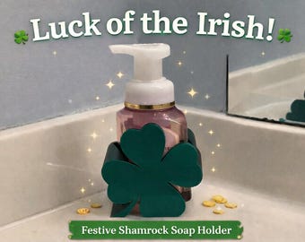 St. Patrick's Day Soap Sleeve | Shamrock Soap Holder