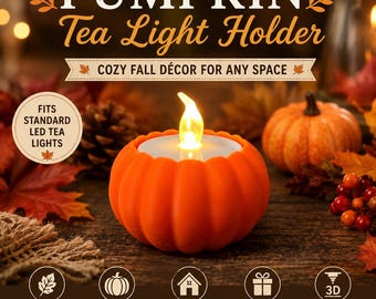 Mini Pumpkin Tea Light Holder