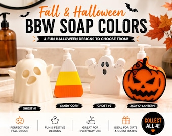 Fall & Halloween Soap Covers