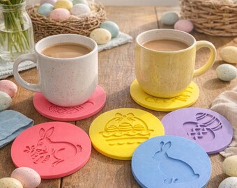 3D Printed Easter Coasters | Spring Table Decor
