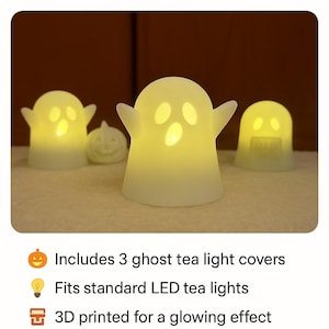 Tealight Ghost - Halloween decor