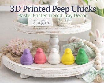 3D Printed Peep Chicks - Sweet Spring Charm