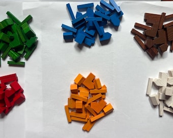 Replacement and Custom Catan Pieces