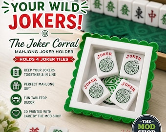 Mahjong Joker Corral | Mahjong Tile and Trinket Holder