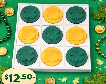 Lucky Game Night | St Patrick's Day Tic Tac Toe Board | Irish Game