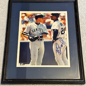 Ken Griffey Jr And Alex Rodriguez Autographed Photo with COA