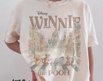 Comfort Colors Winnie The Pooh And Friends Shirt, Retro Disney Pooh Shirt, Pooh Bear Shirt, 2026 Family Disney Trip Shirt, Disney Trip Shirt