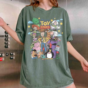 Comfort Colors Disney Pixar Toy Story Shirt, Toy Story Characters Shirt, Family Disney Trip 2026 Shirt, Family Matching Tee, Disneyland Tee image 6