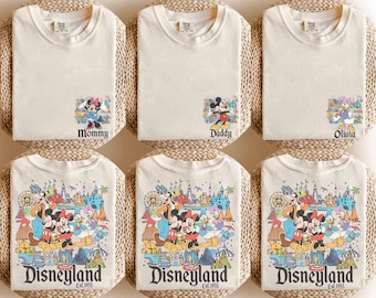 Personalized Disneyland Est.1955 Shirt, Custom Name Disney Shirt, Mickey And Friends Tee, Family Disney Trip Shirt, Disney Matching Shirt