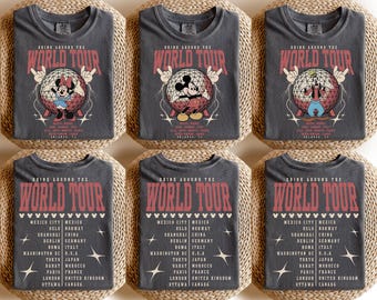 Custom Drink Around The World Tour Disney Shirt, Epcot Drink Around The World Shirt, Disney Group Trip Shirt, Disney Family Trip Shirt