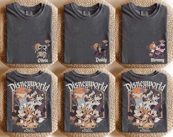 Custom Disney World Halloween Shirt, 2026 Disney Halloween Family Shirt, Halloween Group Tee, Mickey's Not So Scary Halloween Party Shirt