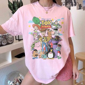 Comfort Colors Disney Pixar Toy Story Shirt, Toy Story Characters Shirt, Family Disney Trip 2026 Shirt, Family Matching Tee, Disneyland Tee image 4