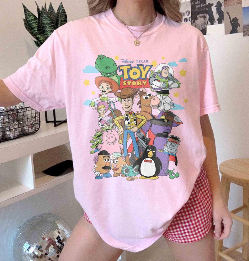 Comfort Colors Disney Pixar Toy Story Shirt, Toy Story Characters Shirt, Family Disney Trip 2026 Shirt, Family Matching Tee, Disneyland Tee image 4