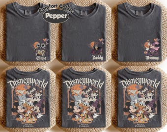 Custom Disney World Halloween Shirt, 2026 Disney Halloween Family Shirt, Halloween Group Tee, Mickey's Not So Scary Halloween Party Shirt