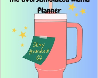 ADHD Mom Planner / Printable &Digital Daily Organizer for Overstimulated Moms