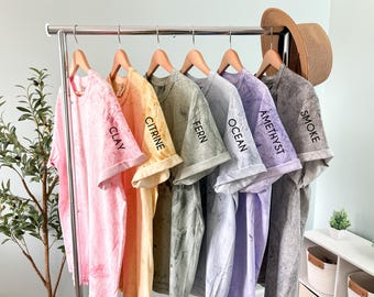 Comfort Colors 1745 Shirt, Colorblast Shirt, Soft Garment Dyed Shirt,  Heavyweight Cotton Tee, Comfort Colors Colorblast 1745 Blank Shirt
