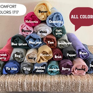 garment dyed comfort colors, blank 1717 tee, vintage washed shirt, cotton oversized t-shirt, unisex relaxed tee, comfort blank t-shirt, sublimation ready comfort colors, dtg shirt blank, moss green tee, pepper color tee, bay blank tee, screen printing shirt, embroidery cotton shirt, custom blank for diy, heavy cotton t-shirt, plain comfort colors shirt, wholesale blank tee, bulk print tee, comfort cotton tee, t-shirt for design, retro blank tee