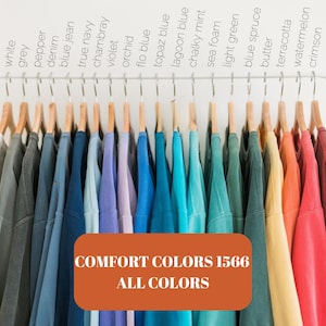 Comfort Colors Sweatshirt, Crewneck Comfort Colors Blank Sweatshirt, 1566 Comfort Colors Tees, Garment Dyed Crewneck, Heavyweight Cotton Tee
