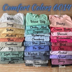 Comfort Colors Long Sleeve 6014 – Soft Garment Dyed Unisex Shirt – Heavyweight Cotton Tee – Blank for Custom or Everyday Wear