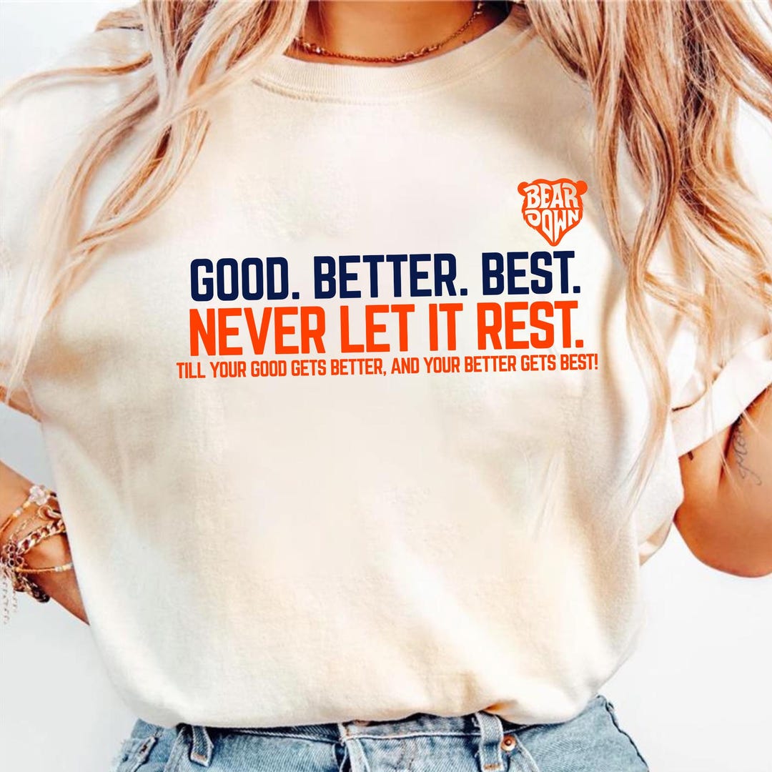 Good Better Best Never Let It Rest PNG, Motivation Bear Png ...