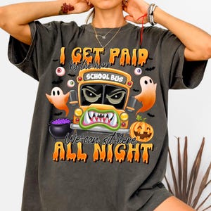 Spooky Halloween School Bus PNG: Sublimation Design (Digital Download