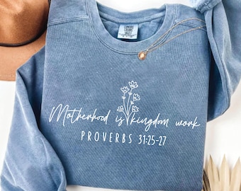 Motherhood Is Kingdom Work PNG, Retro Christian Mom Shirt Png, Bible Verse PNG, Mother's Day Gift, Popular Christian Png, Religious Mom Png