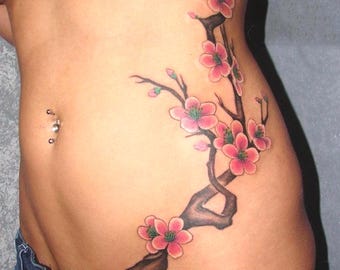 Custom Floral Tattoo Commission | Personalized Birth Month Flower Design | Hand Drawn Tattoo Art