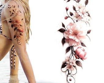 Custom Birth Flower Tattoo Design: Personalized Family Keepsake (Digital Drawing
